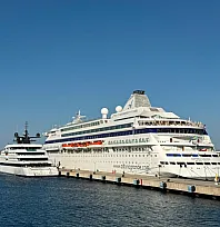 Bodrum Limanı'nda kruvaziyer hareketi