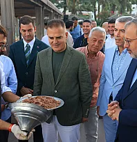 Bodrum sahilinde Çorum lezzetleri şöleni yaşandı