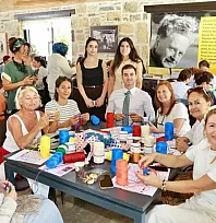 Bodrum sokakları kadınların ördüğü motiflerle renklenecek