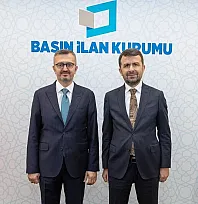 Cumhurbaşkanlığı İletişim Başkanı Burhanettin Duran Basın İlan Kurumu'nu ziyaret etti
