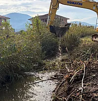Dalaman'da su taşkınının izleri siliniyor