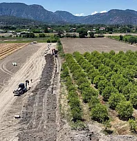 Dalaman ovası modern sulama sistemine geçiyor