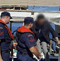 Dalaman ve Bodrum'da 2 vatandaşa denizden tıbbi tahliye yapıldı