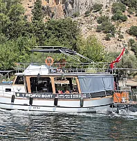 Dalyan Kanalı ve Köyceğiz Gölü'nde teknelere atık denetimi yapıldı