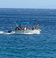 Datça'da akıntıya kapılan 2 tatilci tekneyle kurtarıldı