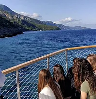 Datça'da lise öğrencileri entegre çevre ve sürdürülebilirlik için denize açıldı