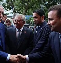 Ercan Torunoğulları, Cumhurbaşkanı Erdoğan'ın ABD programında Türk vatandaşlarıyla buluştu