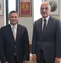 Ercan Torunoğulları, Kültür ve Turizm Bakanı Mehmet Nuri Ersoy'u Ziyaret Etti