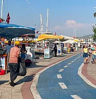 Eyyam-ı bahurla birlikte Fethiye'de kavurucu günler