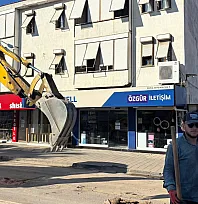 Fethiye Adnan Menderes Bulvarı'nda doğalgaz çalışmaları sürüyor