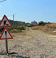 Fethiye Adnan Menderes Caddesi'nde yol çalışmasında sona yaklaşıldı