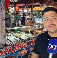 Fethiye Balık Pazarı'nda sezonun gözdesi 'çupra ve levrek'