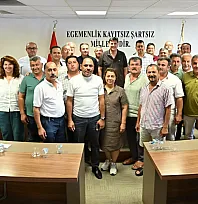 Fethiye Belediye Başkanı Alim Karaca mahalle muhtarlarıyla bir araya geldi