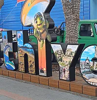 Fethiye Beşkaza Meydanı'ndaki Tabela Yenileniyor