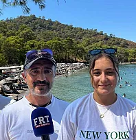 Fethiye Büyük Samanlı Koyu'nda yoğun sezon: Öğrenciler turizmi sahada öğreniyor