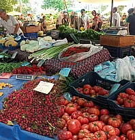 Fethiye Çalış Pazarı'nda Sebze ve Meyve Fiyatları Belli Oldu