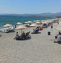 Fethiye Çalış Sahili Sıcaktan Bunalanların Tercihi Oldu