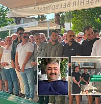 Fethiye Çarşı Caddesi esnaflarından Ömer Eriz son yolculuğuna uğurlandı