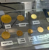 Fethiye'de altın fiyatları: Çeyrek altın 10 bin 650 liradan satışta