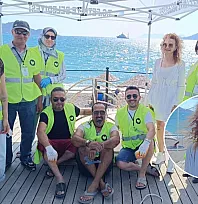 Fethiye'de Anlamlı Çevre Etkinliği: Atıklar Caretta Caretta'ya Dönüştü