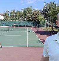 Fethiye'de Avrupa Hareketlilik Haftası tenis heyecanıyla sürüyor