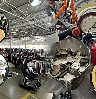Fethiye'de 'Çalıca İkinci El Pazarı': Eski eşyadan olta takımına yok yok