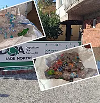 Fethiye'de DOA 'Depozito İade Noktası' açıldı: Şişeler tek seferde teslim edilebiliyor