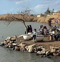 Fethiye'de güneş yüzünü gösterdi, Ördek Adası'nda manzara hayran bıraktı