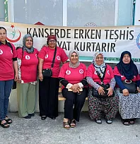 Fethiye'de Halk Sağlığı Haftası kapsamında kanser taraması yapıldı