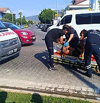 Fethiye'de karşıya geçmek isteyen bisikletli kadın kazada yaralandı