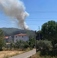 Fethiye'de kontrol altındaki yangın yeniden alevlendi