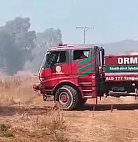 Fethiye'de korkutan yangın! Çöp depolama alanından ormana sıçradı