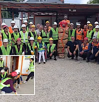 Fethiye'de MAG gönüllüleri enkazdan yaralı kurtarma eğitimi aldı