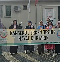 Fethiye'de meme kanserine karşı farkındalık çalışması