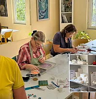 Fethiye'de mozaik sanatına gönül veren bir atölye
