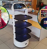 Fethiye'de robot garson dönemi