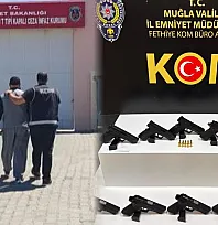 Fethiye'de ruhsatsız silah operasyonu