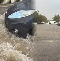 Fethiye'de sağanak yağış hayatı olumsuz etkiledi
