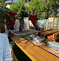 Fethiye'de sanat, kafe ve sahne aynı çatıda buluştu: 'Mutlu Bahçe'