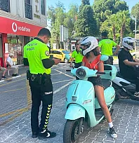 Fethiye'de trafik güvenliği için denetimler aralıksız sürüyor
