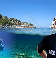 Fethiye'de turistin serinleme tercihi: tekne, dalış ve su sporları