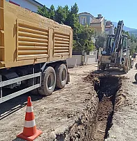 Fethiye'de Tuzla ve Menteşoğlu'nda yağmur suyu hattı çalışmaları başladı
