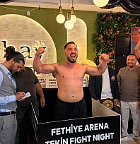Fethiye'de Uluslararası Boks Gecesi Öncesi Face To Face Gerçekleşti