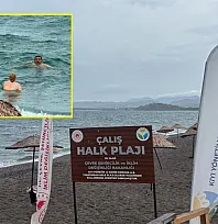 Fethiye'de yağmur deniz keyfine engel olmadı