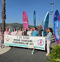 Fethiye'de 'Yaşam İçin Yarış' etkinliğiyle erken tanıya dikkat çekildi