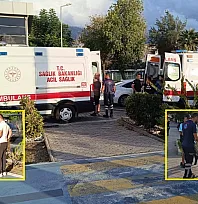 Fethiye'de yaya geçidinde scooter kazası