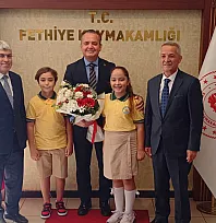 Fethiye'de yeni eğitim öğretim yılının ilk ziyareti Kaymakam Akkaya'ya