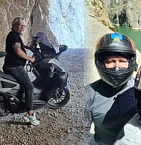 Fethiye'den yola çıktılar, 4 bin 800 kilometrelik motosiklet rotasında nefes kesen durak