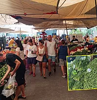 Fethiye Foça Pazarı'nda Güncel Fiyatlar: Karpuz 20, Bamya 250 Lira