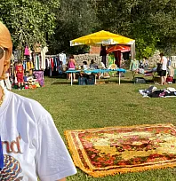 Fethiye Kayaköy'de İkinci El Pazarı'na Yoğun İlgi